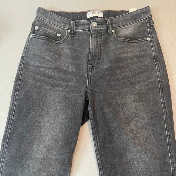 WE THE FREE CRVY High-Rise Vintage Straight Jeans size 28 Smokey Quartz - Picture 3 of 13